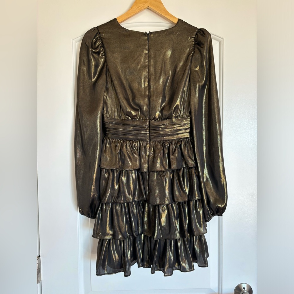 Charles Henry antique bronze cocktail dress, XS. EUC. From Nordstrom. - Picture 6 of 8